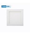 LED E6 Kantbelyst Indbygningsspot, 18W, 4000K, Kvadratisk, Overflademonteret