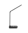 LED Bordlampe Light11 - Sort, 5W, 6400K (Touchdæmpning, USB-opladningsstik & Trådløs Mobilopladning)
