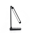LED Bordlampe Light11 - Sort, 5W, 6400K (Touchdæmpning, USB-opladningsstik & Trådløs Mobilopladning)
