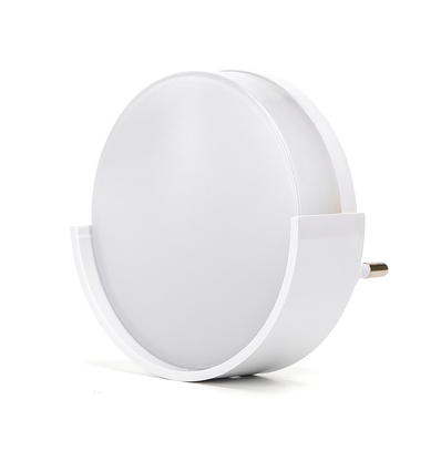 LED Natlys m. Dag/Nat Sensor, Rund, 1W, 6500K