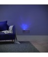 LED Natlys 0,5W med Flamme-Design og Dag/Nat Sensor - RGB 7 Farver