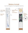 LED Sensorstrip, 3000K, 1m - Batteridrevet