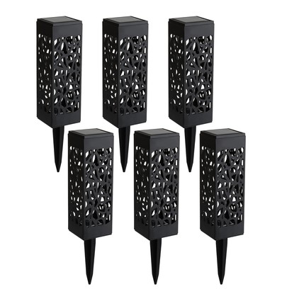 LED Solcellelampe spyd - 0,12W, 3000K, Pakke med 6 stk