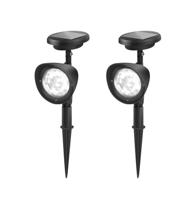 LED Solcellelampe spyd 02 - 0,08W, 6500K, Dobbelt-Pakke