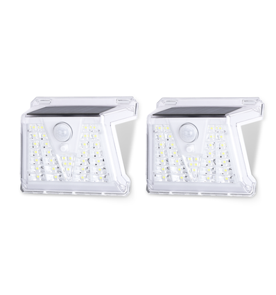 Solcelle Sensor Væglampe 04 - 1.48W, 6500K, 2 stk