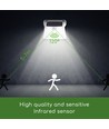 Solcelle Sensor Væglampe 04 - 1.48W, 6500K, 2 stk