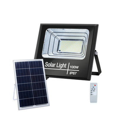 LED Solpanel projektør 100W 6500K