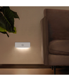 LED Natlys med PIR-Sensor, 0.5W, 3000K - Aflangt, USB-Opladning, Magnetisk Absorption, Tænd/Sluk Funktion