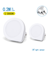 Outlet: LED Nattelys Q-Type med Dag/Nat-Sensor - 2-Pak