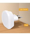 Outlet: LED Nattelys Q-Type med Dag/Nat-Sensor - 2-Pak