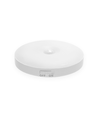 LED Natlys med PIR Sensor - Rund, 0,5W, 6500K - USB-opladning & Magnetisk Absorption - TÆND/SLUK, 4 stk.