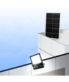 Solcelle LED Projektør - 300W - 6500K med solcellepanel