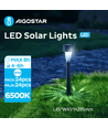 LED havelampe spyd - Skråtstillet Lampeglas, Plast, 6500K, solcelle