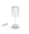 Outlet: LED Rosedesign Bærbar Stemningsbordlampe, 1W (2700K-4000K-6500K)