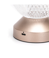 Outlet: LED Bærbar Stemningsbordlampe, 1W, Kugleform - Guld (2700K / 4000K / 6500K)