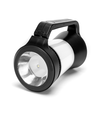 LED 3-i-1 Campinglampe med Drejedæmpning, 22 SMD, Sort - Bruger 3x AA-batterier