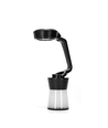 LED 3-i-1 Campinglampe med Drejedæmpning, 22 SMD, Sort - Bruger 3x AA-batterier