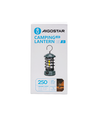 Outlet: Grøn LED Campinglampe med Dæmpbar Roterbar Krog - Plast, Bruger 3xAA Batterier