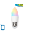 WiFi Smart LED Pære C37 E27 5W RGB+CCT