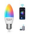 WiFi Smart LED Pære C37 E27 5W RGB+CCT