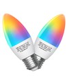 WiFi Smart LED Pære C37 E27 5W RGB+CCT