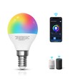 Wi-Fi Smart LED-pære G45 E14 5W RGB+CCT