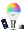 Wi-Fi Smart LED-pære G45 E14 5W RGB+CCT