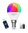 Wi-Fi Smart LED-pære G45 E14 5W RGB+CCT