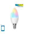 Wi-Fi Smart LED Pære C37 E14 7W RGB+CCT