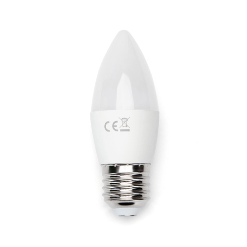 WiFi Smart LED Pære C37 E27 - 7W, RGB+CCT