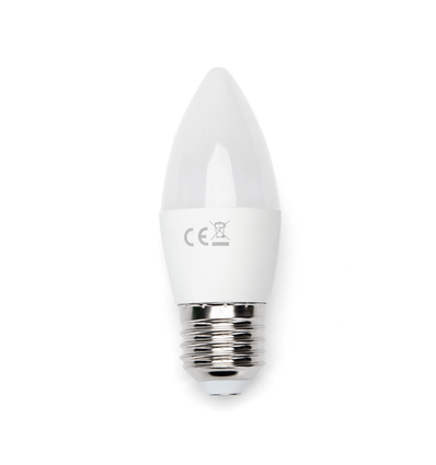 WiFi Smart LED Pære C37 E27 - 7W, RGB+CCT