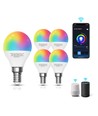 WiFi Smart LED-Pære G45 E14 7W RGB+CCT