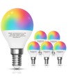 WiFi Smart LED-Pære G45 E14 7W RGB+CCT