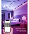 WiFi Smart LED Pære G45 E27 5W RGB+CCT, 6-Pak