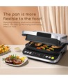 Digital Grill - 2000 Watt med display og aftagelige plader, sandwich / panini grill