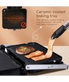2000 Watt Digital Grill with display and removable plates, Sandwich / Panini Grill
