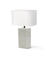 Keramik Bordlampe E14-09 - Hvid