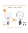 LED A5 G45 - Stor Spredning E14, 4.9W, 3000K