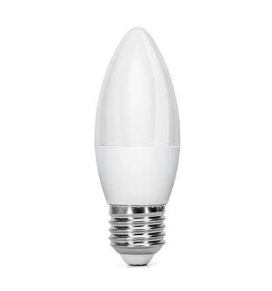 LED A5 C37 E27 4.9W 6500K Dobbelt-Pakke