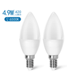 LED A5 C37 E14 4.9W 6500K Dobbelt-Pakke