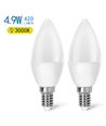 LED A5 C37 E14 4.9W 3000K Dobbelt-Pakke