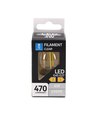 LED Filament pære G45 E27 4W - 6500K, Klar