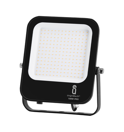 LED Projektør, 100W, 4000K, Støbt Aluminium