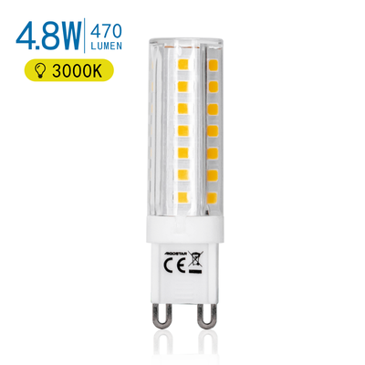 Billede af LED G9, 4.8W, 3000K - Kulør : Varm