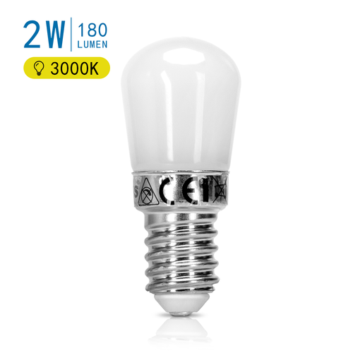 LED T22 E14 2W, 3000K