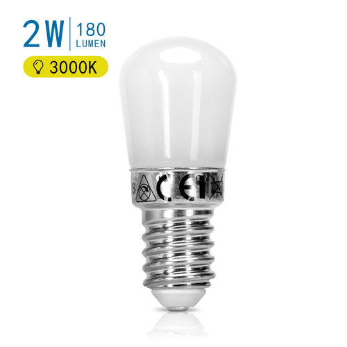 Outlet: LED T22 E14 2W, 3000K