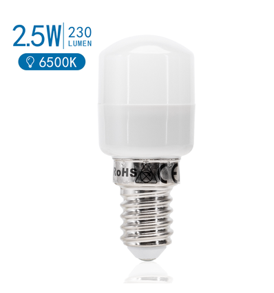 Outlet: LED T26 E14 - 2,5W, 6500K