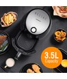 Hayden Pro Air Fryer - Mekanisk Dobbeltkammer 1500W 3.5L Sort