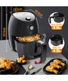 Hayden Pro Air Fryer - Mekanisk Dobbeltkammer 1500W 3.5L Sort