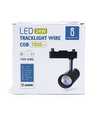 LED Skinnespot WIRE04 - 24W, 6500K, 1-Faset (2 Ledere)